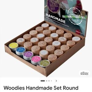 30 count Woodies Brown and White Stamp Set